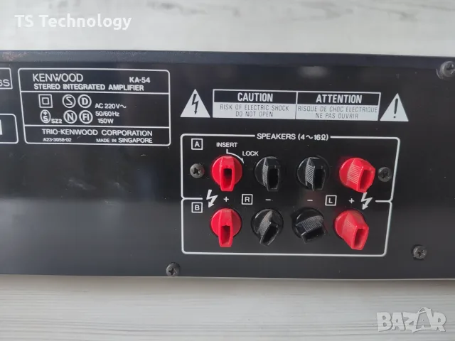 🔊 KENWOOD KA-54 | ПЪЛЕН тест и профилактика | отлична работа 🔊, снимка 6 - Ресийвъри, усилватели, смесителни пултове - 55328775