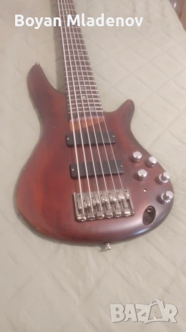  Ibanez SR-506 BM със John East uni- pre 5, снимка 3 - Китари - 55213127