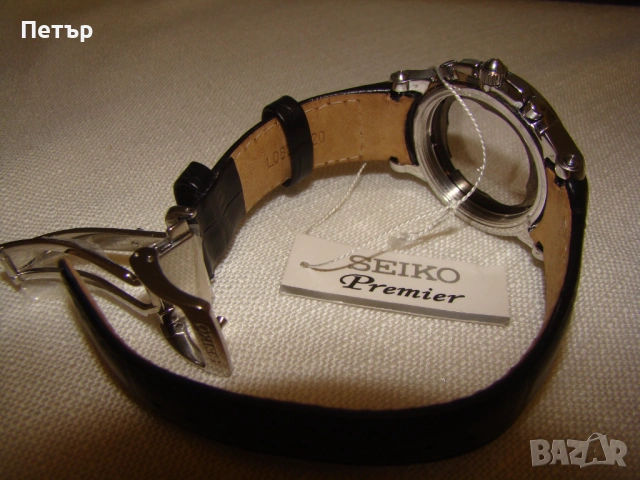 Оригинална каишка за  SEIKO - " Premier " - 20 мм, снимка 5 - Каишки за часовници - 54650717