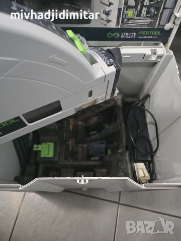 Акумулаторен ръчен циркуляр FESTOOL TSC 55 REB - 2 батерии + Зарядно