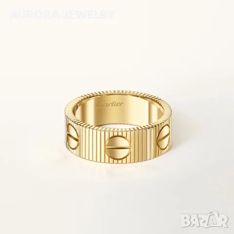 CARTIER Love Unlimited Gold Дамски Пръстен, снимка 2 - Пръстени - 55703309