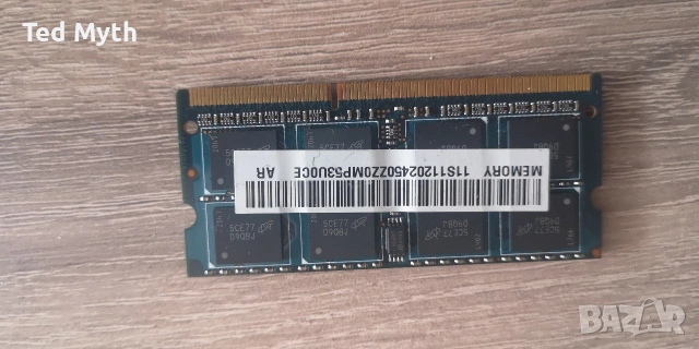 Ram 8GB 1600 MHz Sodimm DDR3, снимка 2 - RAM памет - 54440216