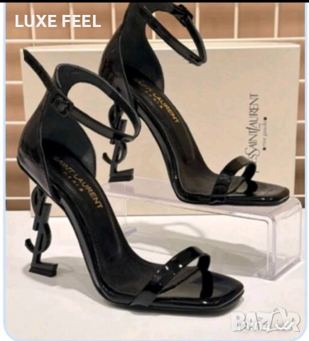 НАМАЛЕНИ -40н.🛑Guess Yves Saint Laurent ⚜️ Дамски Сандали , снимка 2 - Сандали - 54780448