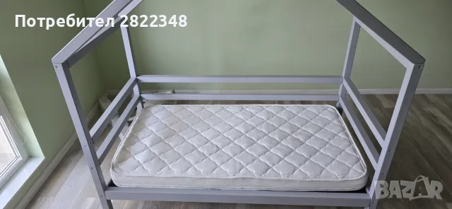 Детско легло с матрак, снимка 4 - Мебели за детската стая - 55391375