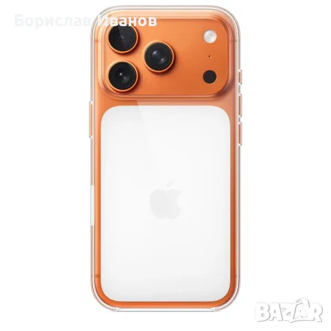 Оригинален кейс Apple Clear Case with MagSafe за iPhone 17, 17 Pro, 17 Pro Max, снимка 3 - Калъфи, кейсове - 55553631