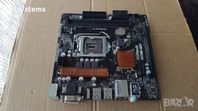 Дънна платка ASRock H110M-HDV R3.0 Socket LGA1151, снимка 2 - Дънни платки - 55345135