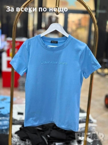 Calvin Klein Дамска Тениска👚Дамска Блуза С Къс Код I_247, снимка 7 - Тениски - 54571135