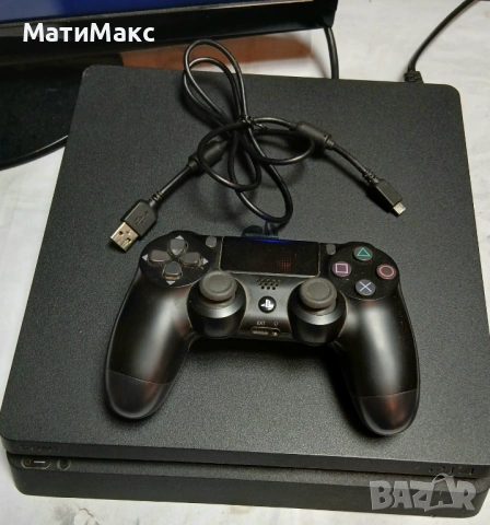 Playstation 4 с контролер, снимка 4 - PlayStation конзоли - 54601668