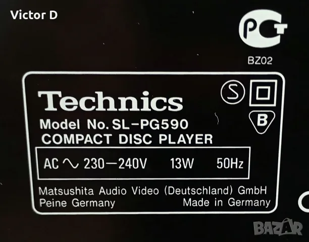 Technics SL-PG 590 - CD-Player , снимка 11 - MP3 и MP4 плеъри - 55491795