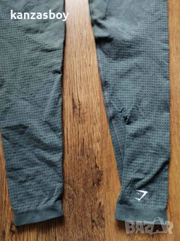 Gymshark Vital Seamless 2.0 Leggings - Strong Grey - дамски фитнес клин L КАТО НОВ , снимка 8 - Клинове - 54156289