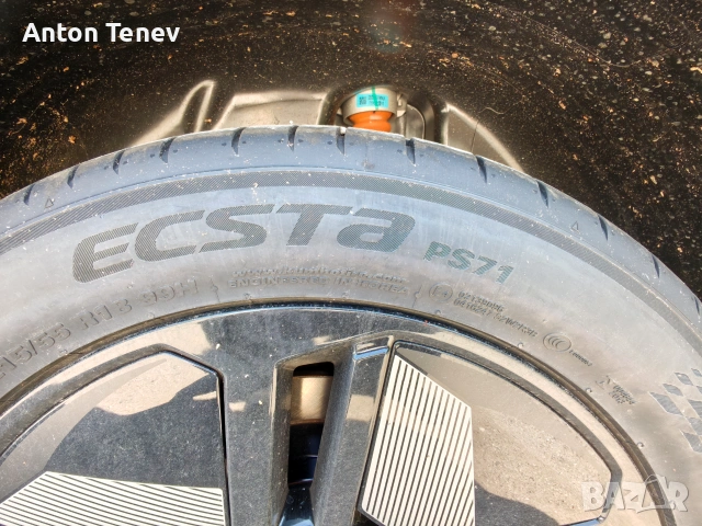 4 броя летни гуми Kumho Ecsta PS71, размер 215/55 R18 99H, снимка 2 - Гуми и джанти - 55179473