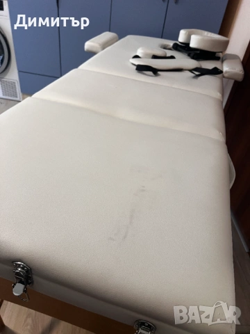 Сгъваема масажна маса, 3 зони, еко кожа / VidaXL, снимка 3 - Друго оборудване - 54178862