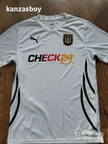 Puma 2024 Germany 'Euro 24' - мъжка футболна тениска КАТО НОВА М 100% оригинал точни размери М - раз, снимка 4 - Тениски - 55338407