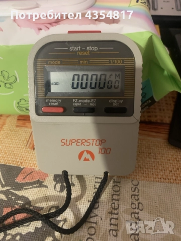 Хронометър Superstop 100  Работещ, снимка 6 - Друга електроника - 55356861