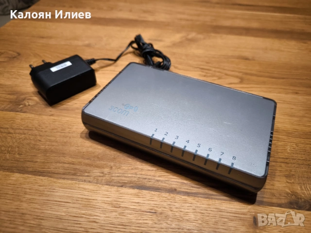 Гигабитов суич 3COM 3CGSU08