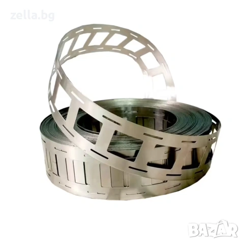 Лента от чист никел 2P 0.15mm x 27mm за точково заваряване на 18650 батерии – Ролка 5м за DIY 10378, снимка 6 - Друга електроника - 54685149