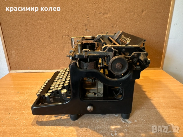 стара пишеща машина "MERCEDES Modell 5", снимка 12 - Антикварни и старинни предмети - 54126670