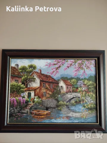 Красив гоблен, рамкиран. 