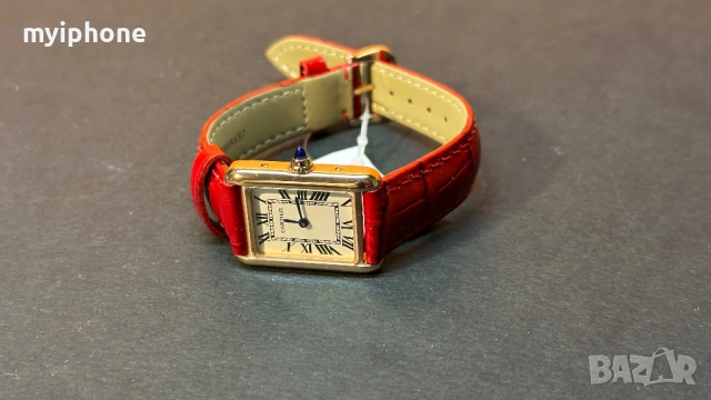 Луксозен дамски часовник Cartier, снимка 6 - Дамски - 49364233