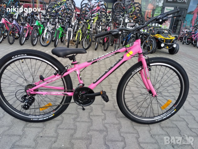 BG Велосипед 26" CYBER розов, снимка 2 - Велосипеди - 54261200