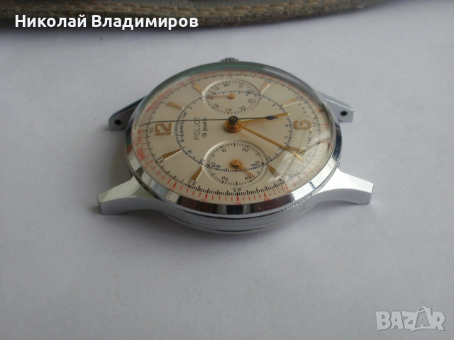 Poljot chronograph 3017 Полет хронограф руски ръчен мъжки часовник, снимка 11 - Мъжки - 55166075