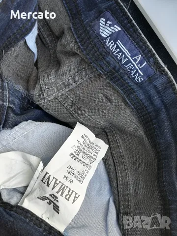 Оригинални мъжки дънки Armani Jeans - по етикет 34, снимка 10 - Дънки - 55557318