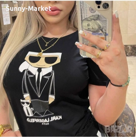 Дамска тениска Karl Lagerfeld реплика