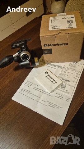 Manfrotto X-PRO 3-Way Head – като нова / гаранция до 2035 г, снимка 2 - Чанти, стативи, аксесоари - 53688434