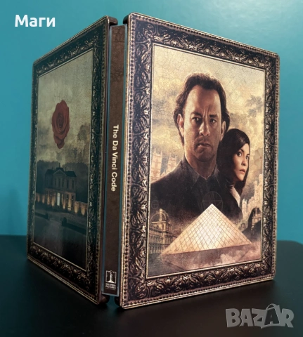 The Da Vinci Code / 20th Anniversary Edition - 4K Ultra HD + Blu Ray + bonus disc STELBOOK без Бг , снимка 6 - Blu-Ray филми - 55118811