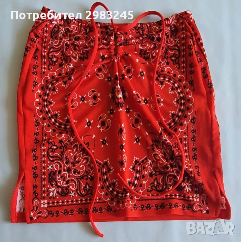 Лятна червена пола