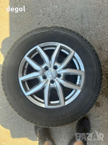 Гуми с джанти за Мercedes ML Dezent 5x112 7.5J ET40 Pirelli Scorpion Ice Snow 275 55 17, снимка 4 - Гуми и джанти - 54894857