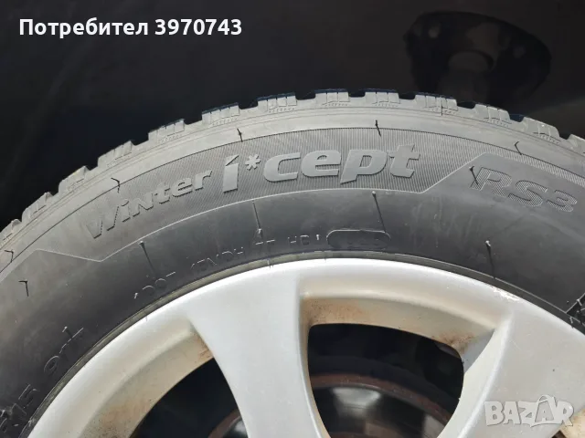 Почти нови зимни 195 65 15 с алуминиеви джанти за Пежо 307, 4х108x15, 6J. Стават и за Citroën., снимка 2 - Гуми и джанти - 55437569