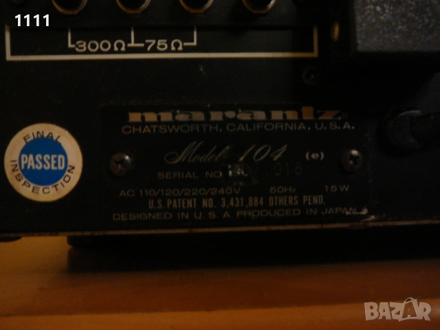 MARANTZ 140, снимка 7 - Ресийвъри, усилватели, смесителни пултове - 54489377