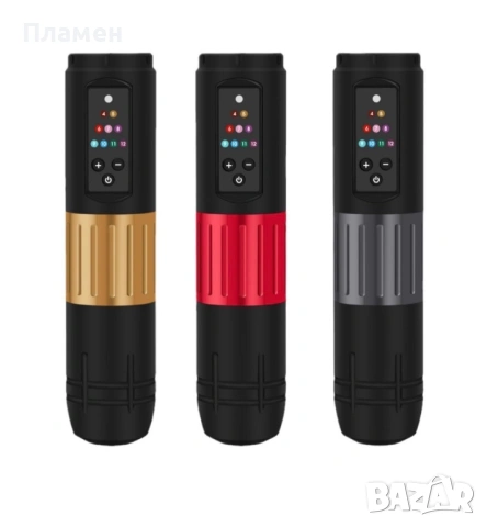 Безжична тату машинка (Tattoo Pen) – Пълен комплект за начинаещи и напреднали, снимка 5 - Друга електроника - 54527265
