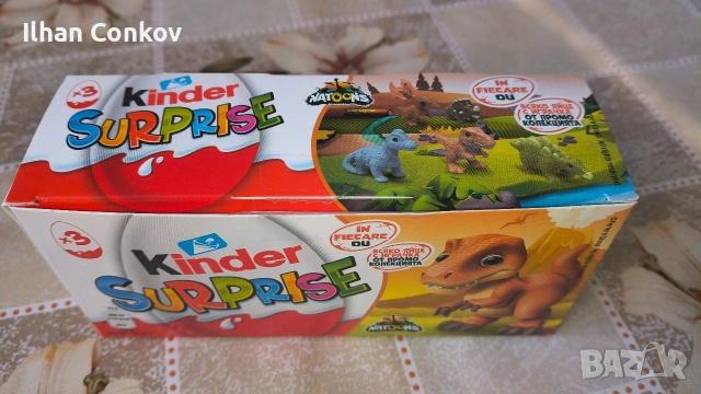 Киндер яйца с динозаври 