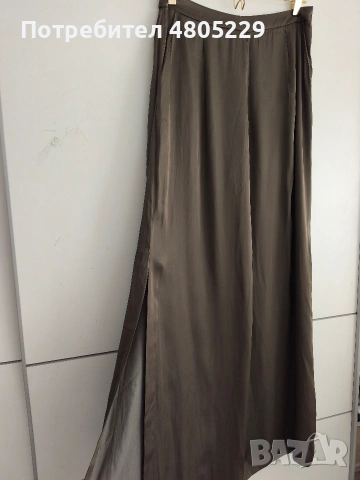 H&M сатениран панталон с цепки р-р С/М