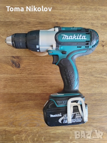 Makita акумулаторна ударна бормашина 18V