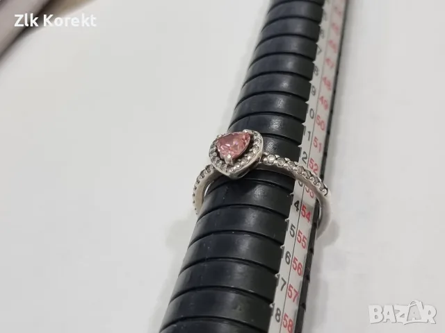 Сребърен пръстен PANDORA Валс, снимка 8 - Пръстени - 55492697