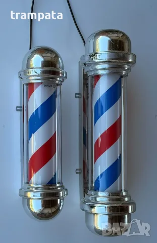 НАЙ ДОБРАТА ОФЕРТА Physa Въртящ се светещ бръснарски стълб , Barber pole