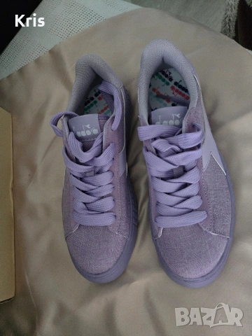 DIADORA сникърси в лилаво, снимка 3 - Маратонки - 54640398