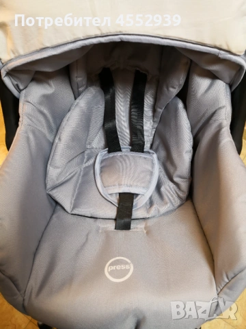 Бебешка количка BabyLux Largo Deep 3 в 1 , снимка 8 - Детски колички - 54054834