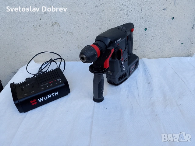 Безчетков акумулаторен перфоратор wurth 18v, снимка 2 - Перфоратори - 54391929