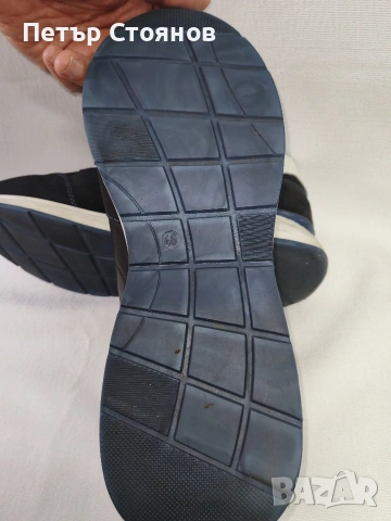 Чудесни мъжки сникърси от естествена кожа State of Art №45, снимка 11 - Спортно елегантни обувки - 54238576