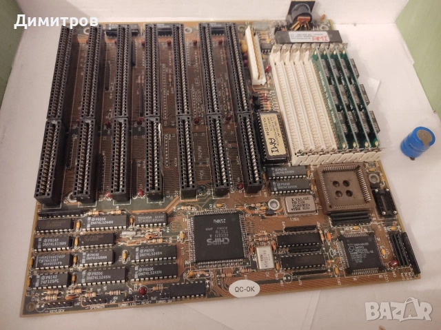 Дънна платка с AMD 386SX/SXL 25 MHz, снимка 3 - Дънни платки - 54166795