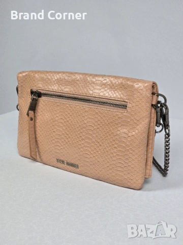 Нова дамска чанта Steve Madden със змийски ефект, снимка 3 - Чанти - 54406771