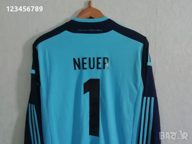 Germany Neuer Adidas оригинална вратарска фланелка екип тениска Германия Нойер , снимка 3 - Футбол - 53309659