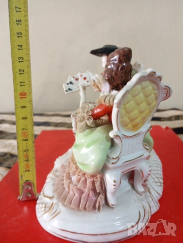 Порцеланова статуетка,композиция, снимка 3 - Статуетки - 54077534