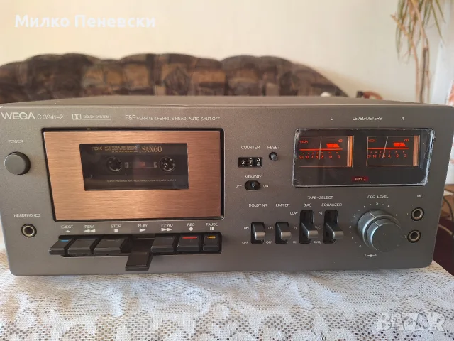 WEGA C 3941-2 VINTAGE STEREO CASSETTE DECK.