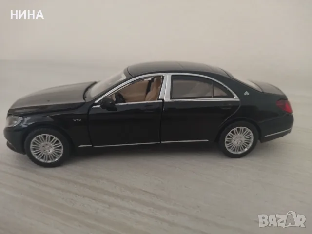 Метална количка Mercedes -Benz S 600 !!, снимка 8 - Колекции - 55666549