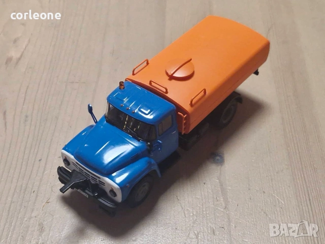 ЗИЛ-130 водоносна 1977 - мащаб 1:43 на DeAgostini моделът е нов в блистер, снимка 7 - Колекции - 55016470
